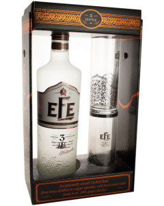 Efe Raki Black Label with 2 Glasses