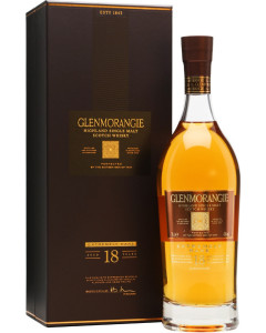 Glenmorangie Single Malt 18yr. Highlands Scotch (if the shipping method is UPS or FedEx, it will be sent without box)