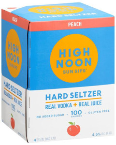 High Noon Peach Hard Seltzer