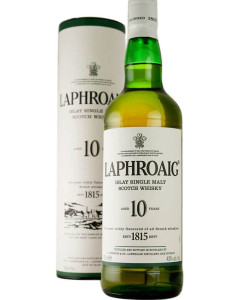 Laphroaig 10 Year Old Single Malt Scotch Whisky (if the shipping method is UPS or FedEx, it will be sent without box)