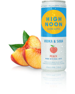 High Noon Peach Hard Seltzer