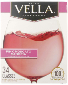 Peter Vella Pink Moscato Sangria