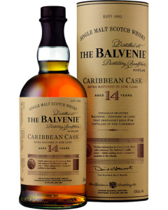 The Balvenie Distillery Caribbean Cask 14yr (if the shipping method is UPS or FedEx, it will be sent without box)